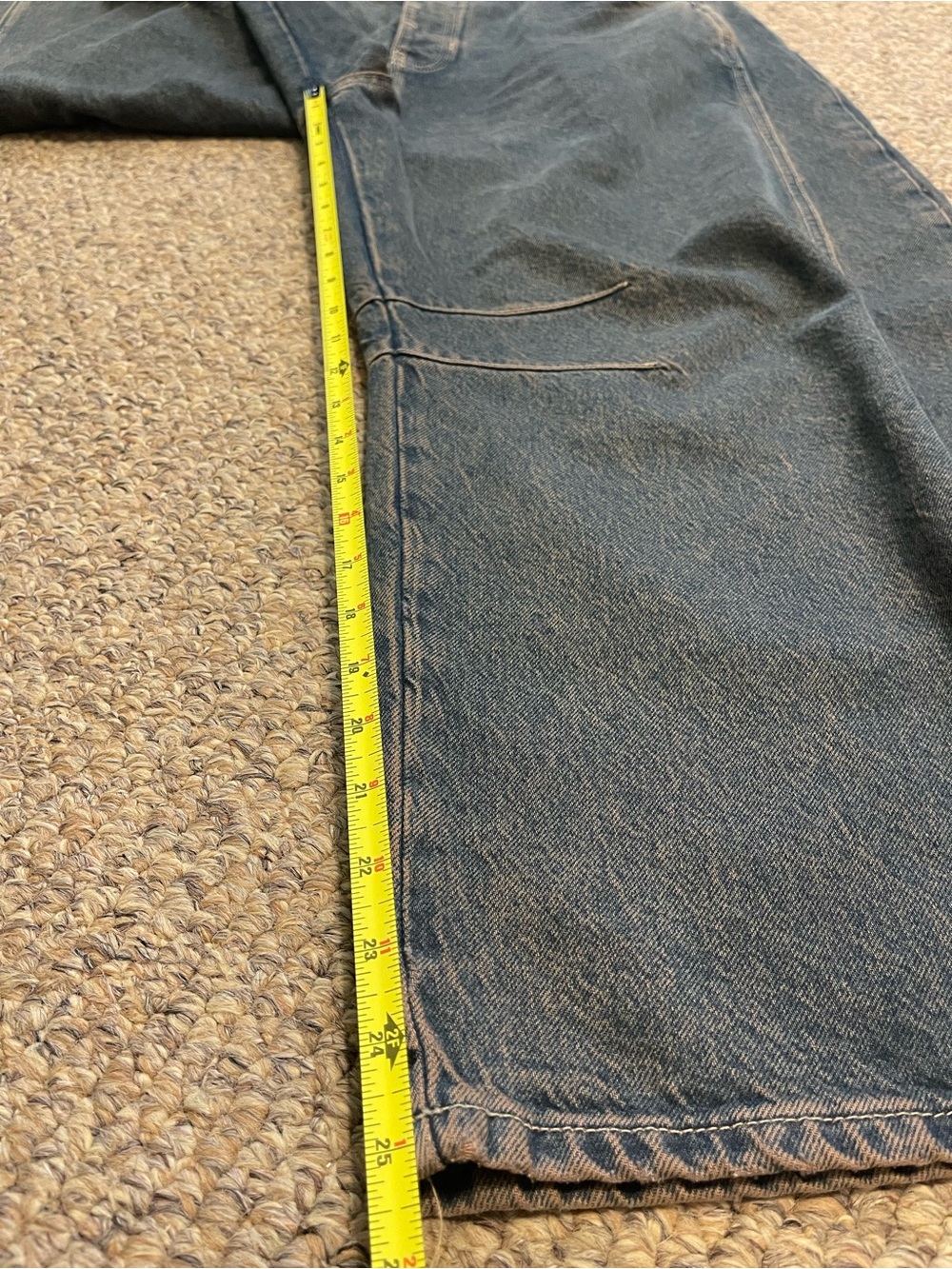 We The Free Lucky You Mid Rise Barrel Jeans Archive Grey Size 32 Women’s - Picture 14 of 16